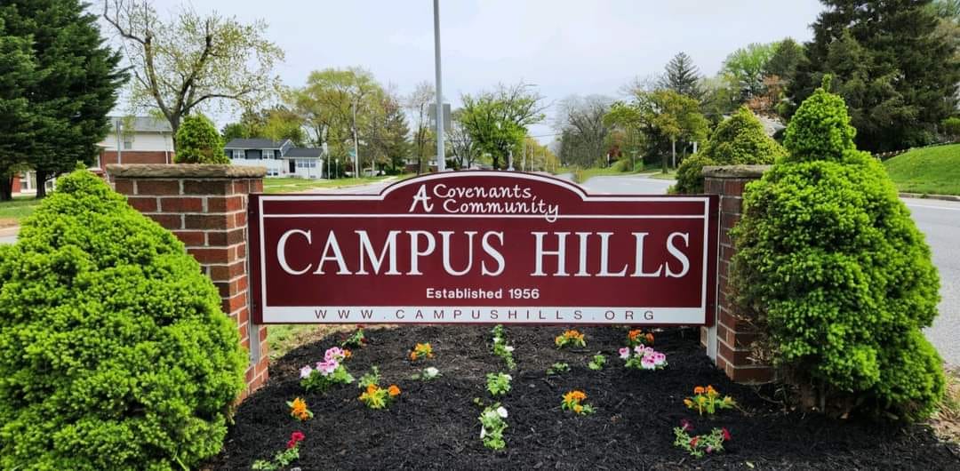 Campus Hills sign